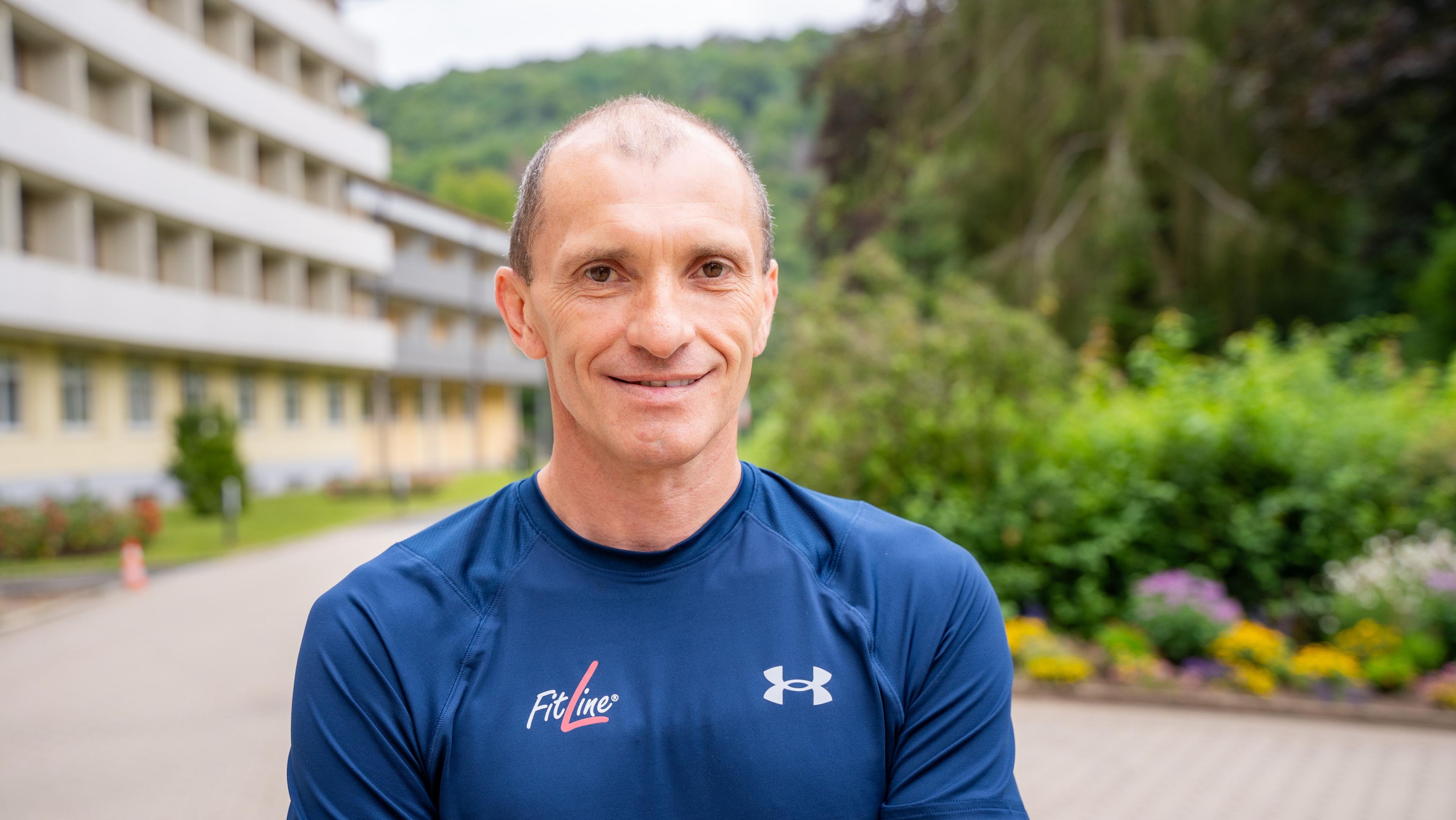 Rehabilitand in der Rehaklinik Lautergrund